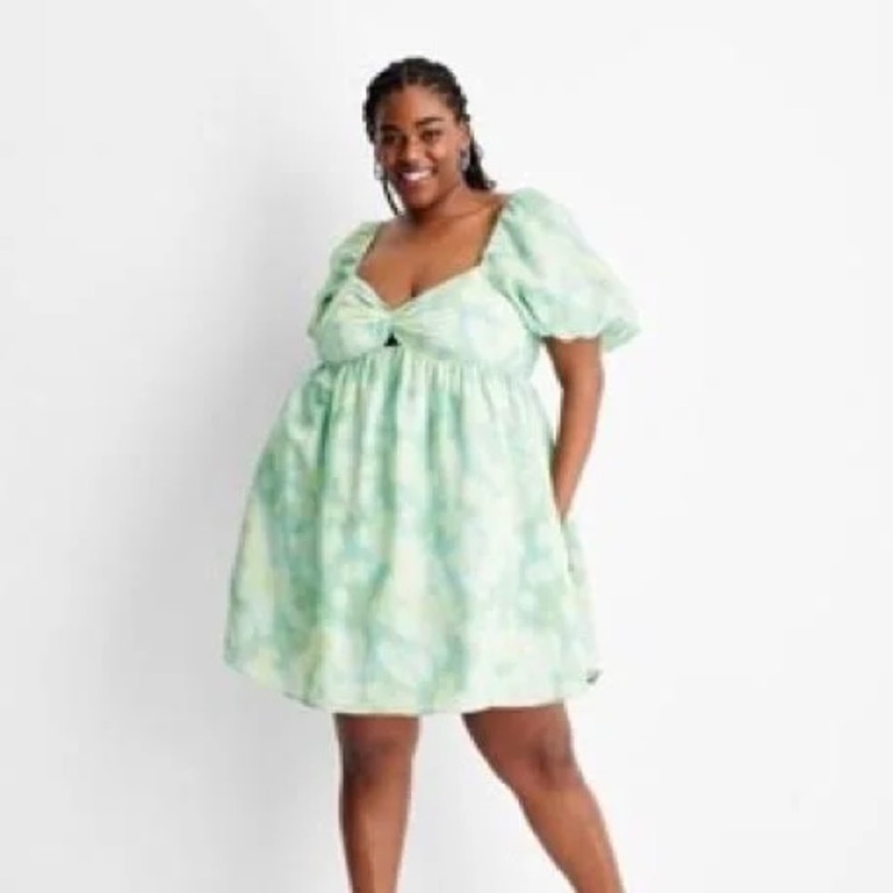 Women’s Future Collective Brand Baby Doll Dress Size 2X